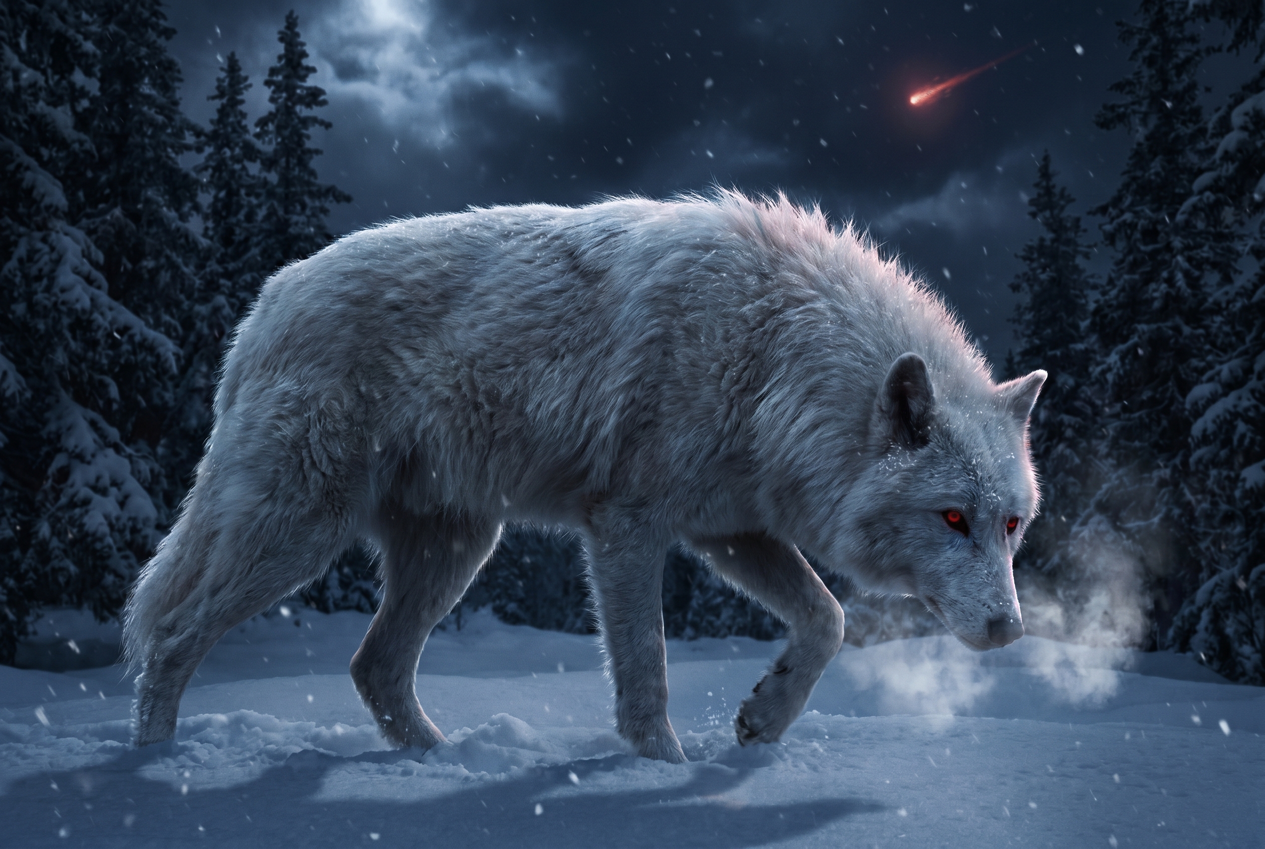 Ghost the direwolf